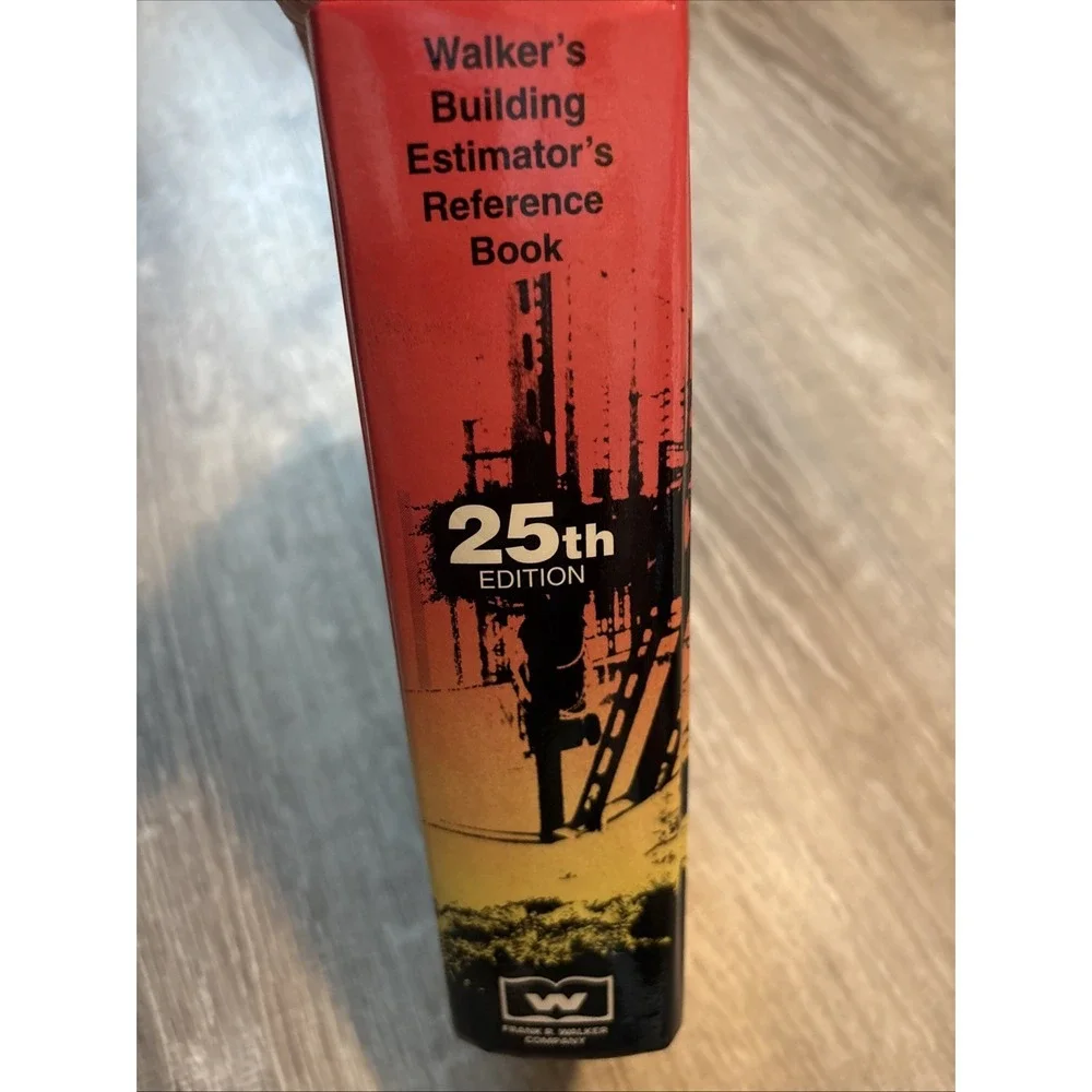 Walker's Building Estimator's Reference Book 25th Edition Frank R. Walker 1995